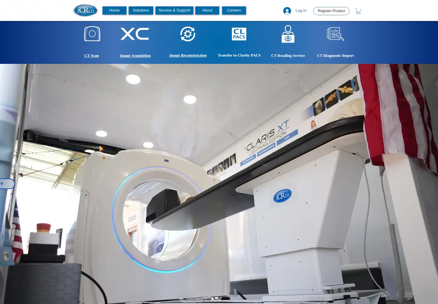 Screenshot of icrco.com