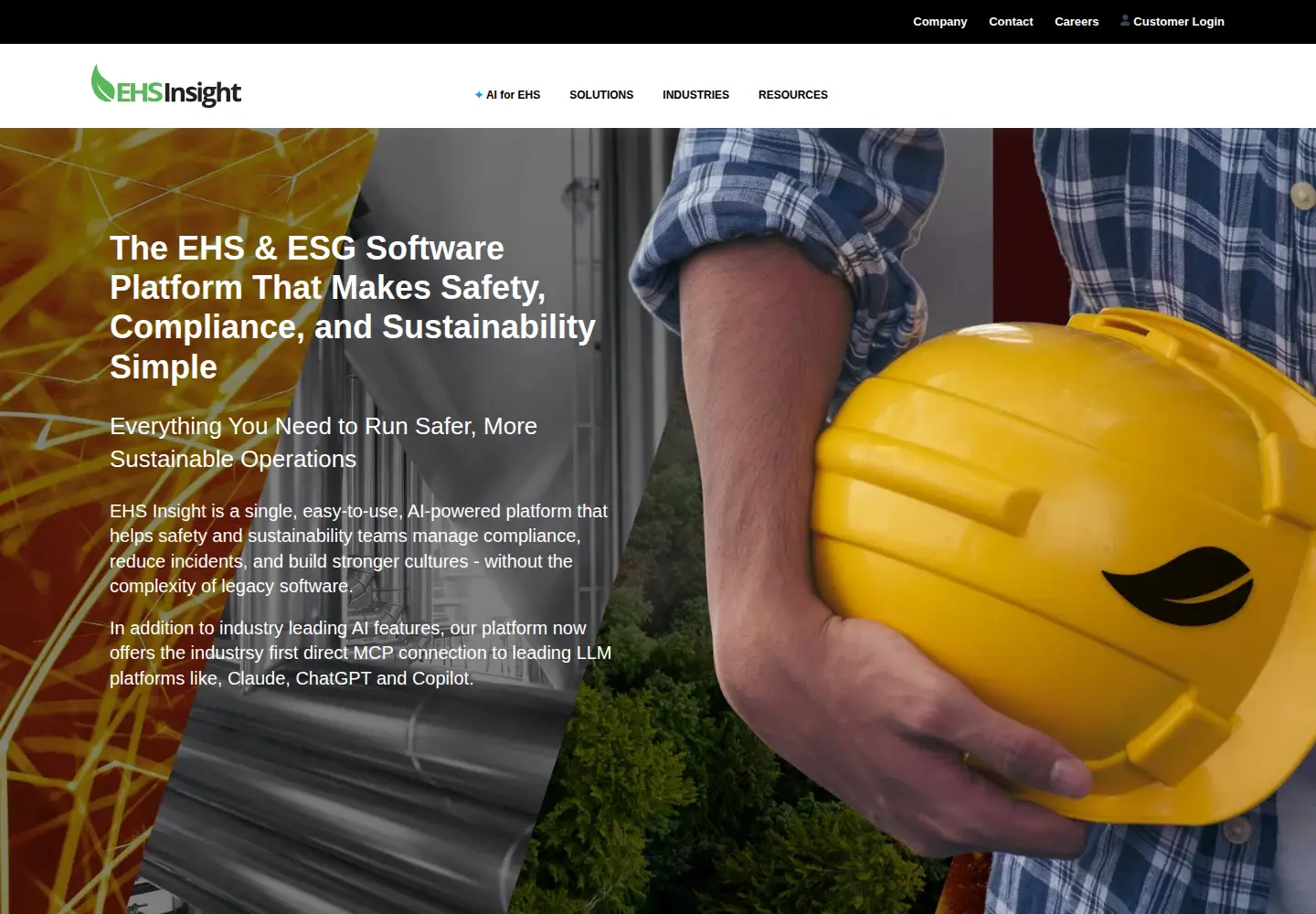 Screenshot of ehsinsight.com
