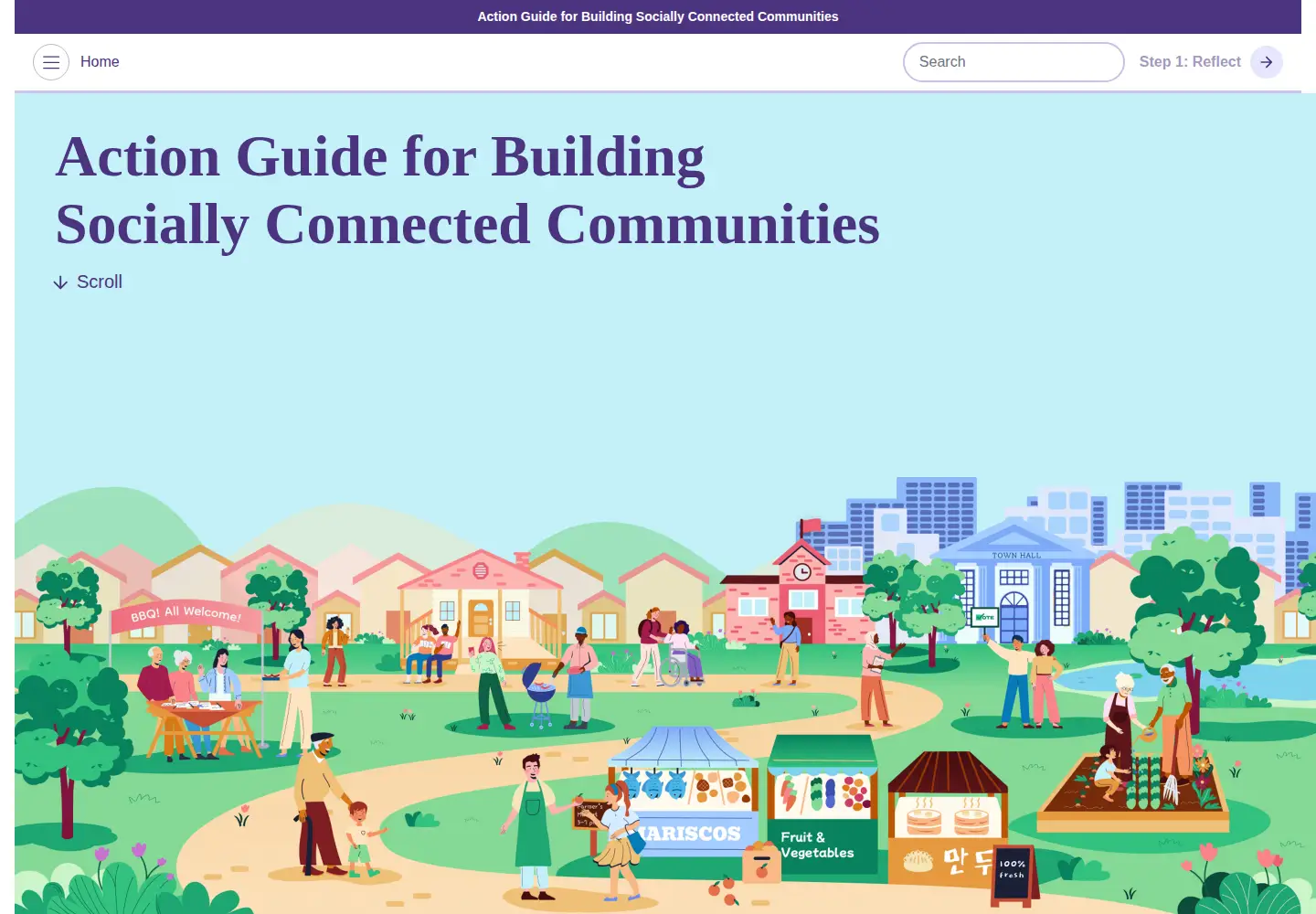 Screenshot of action4connection.org