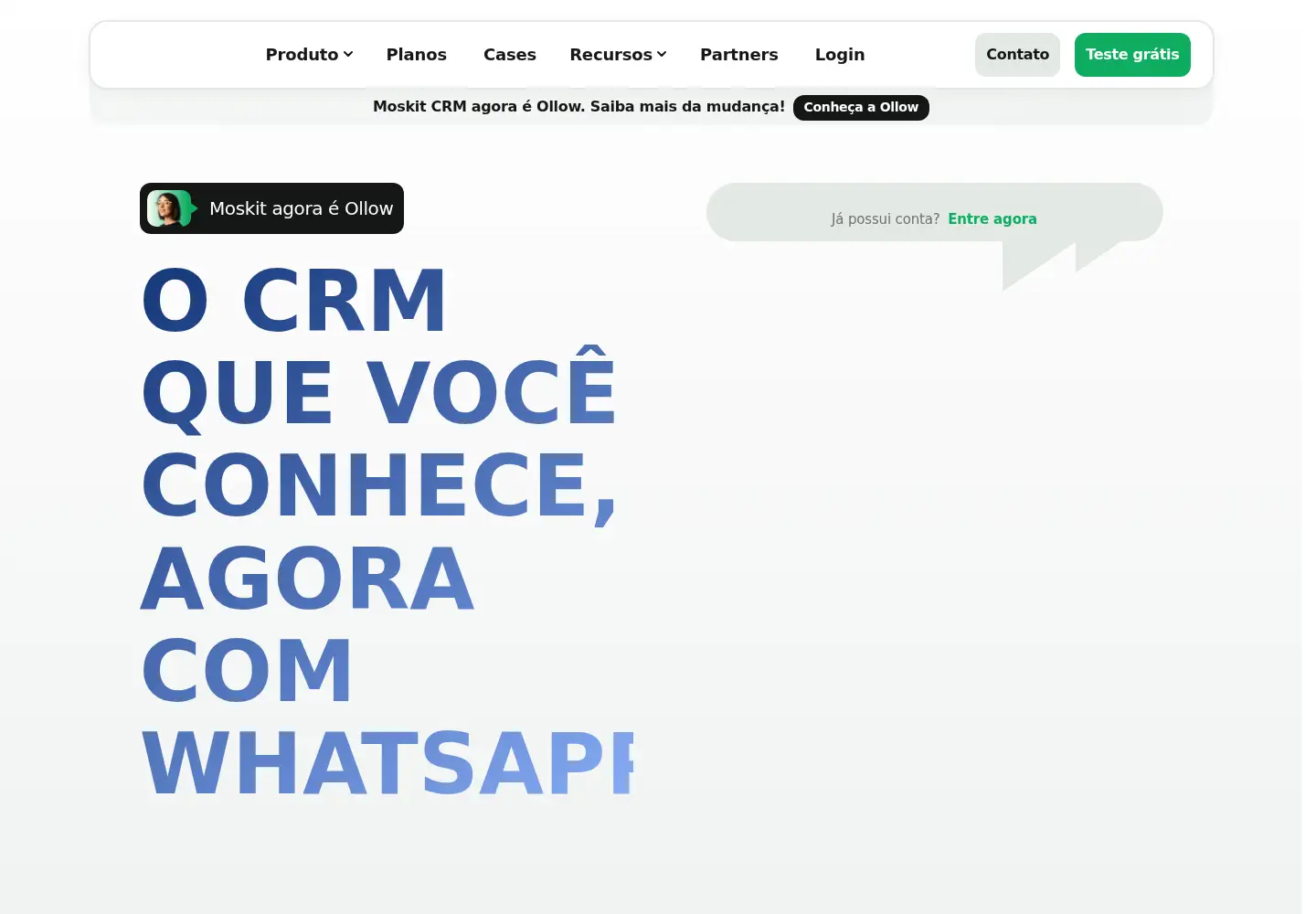 Screenshot of moskitcrm.com