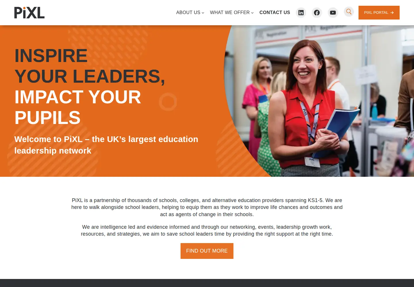 Screenshot of pixl.org.uk