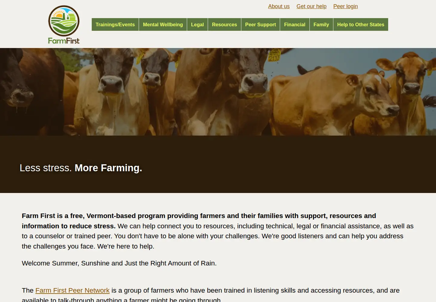Screenshot of farmfirst.org