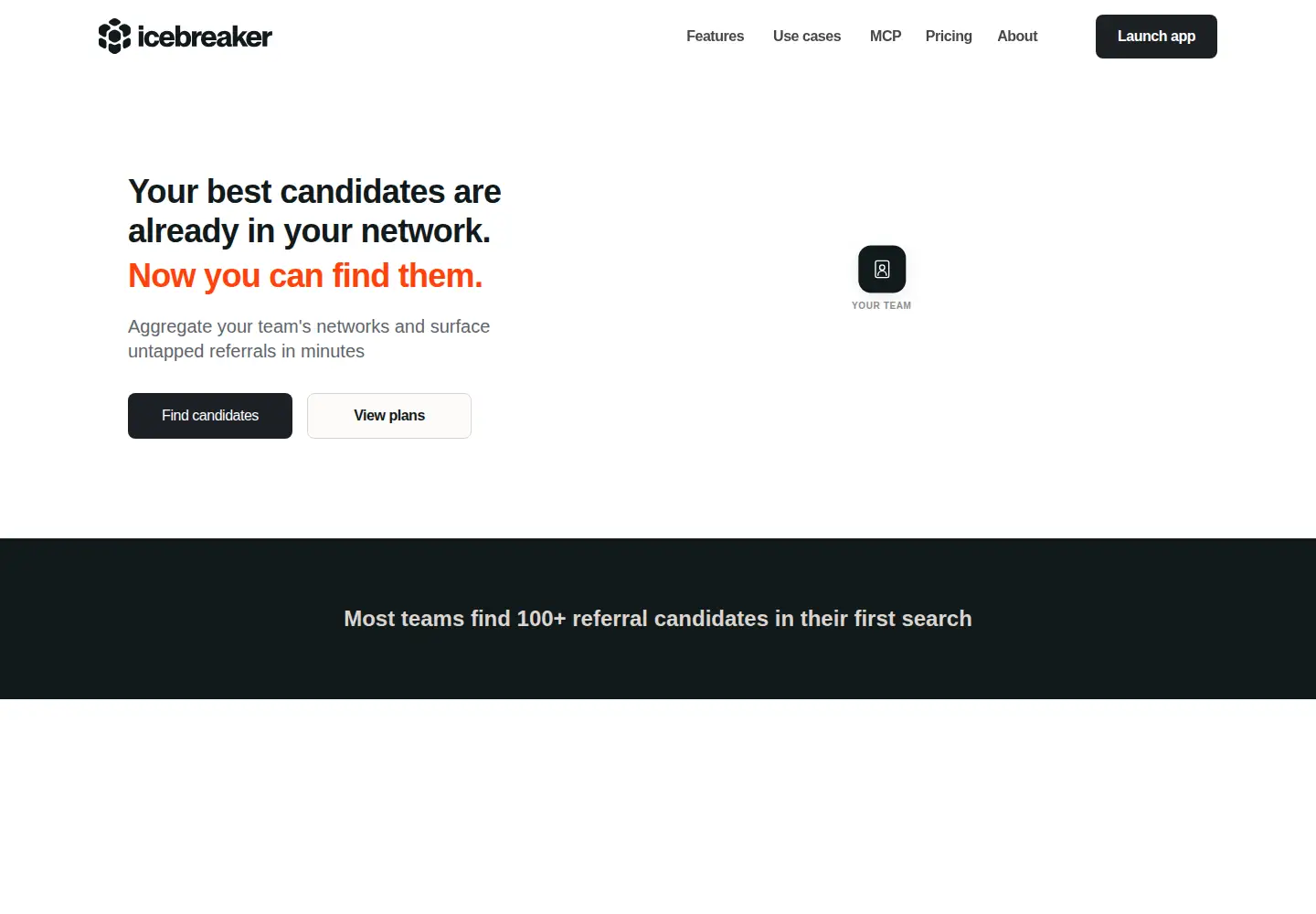 Screenshot of icebreaker.xyz