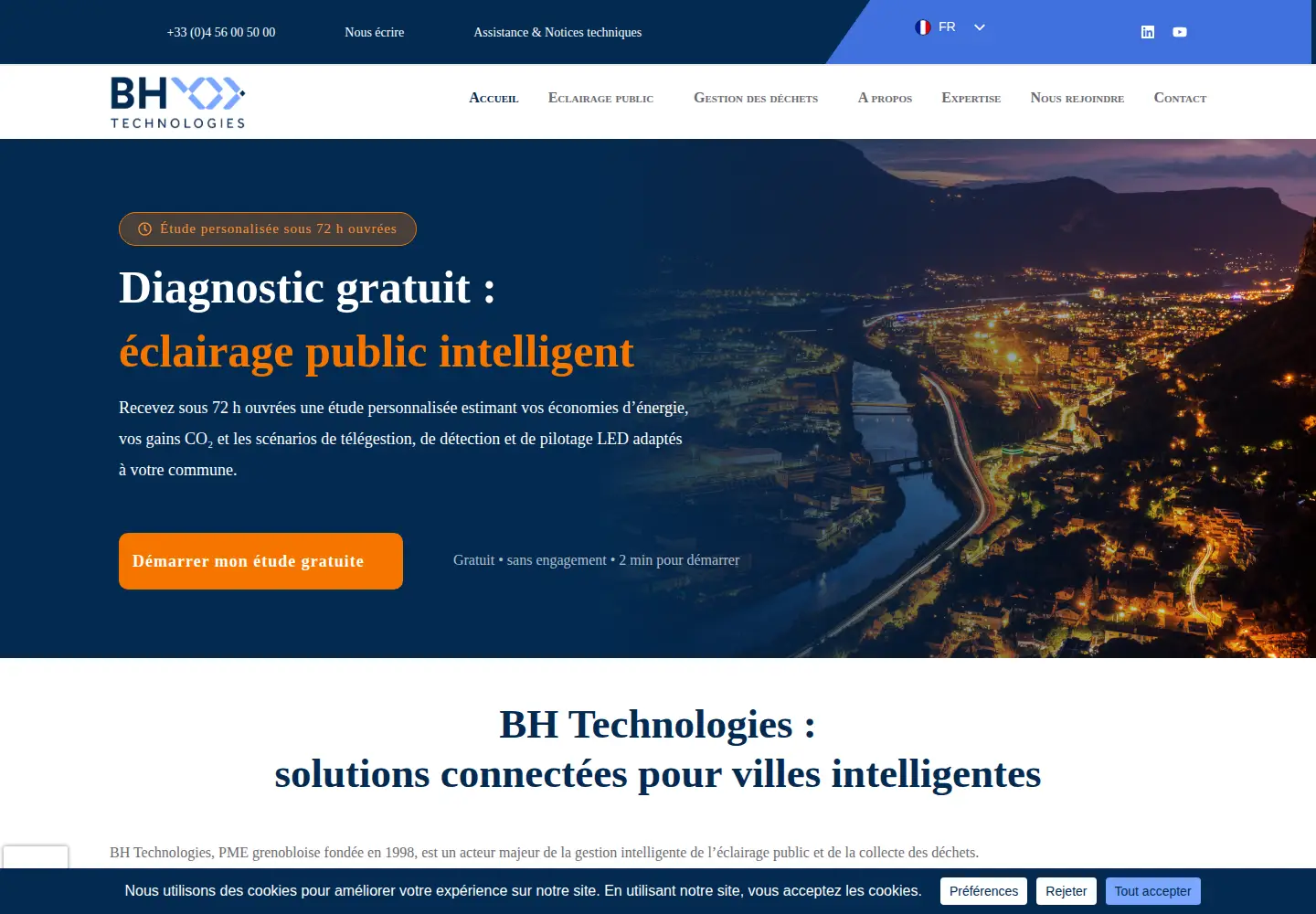 Screenshot of bh-technologies.com
