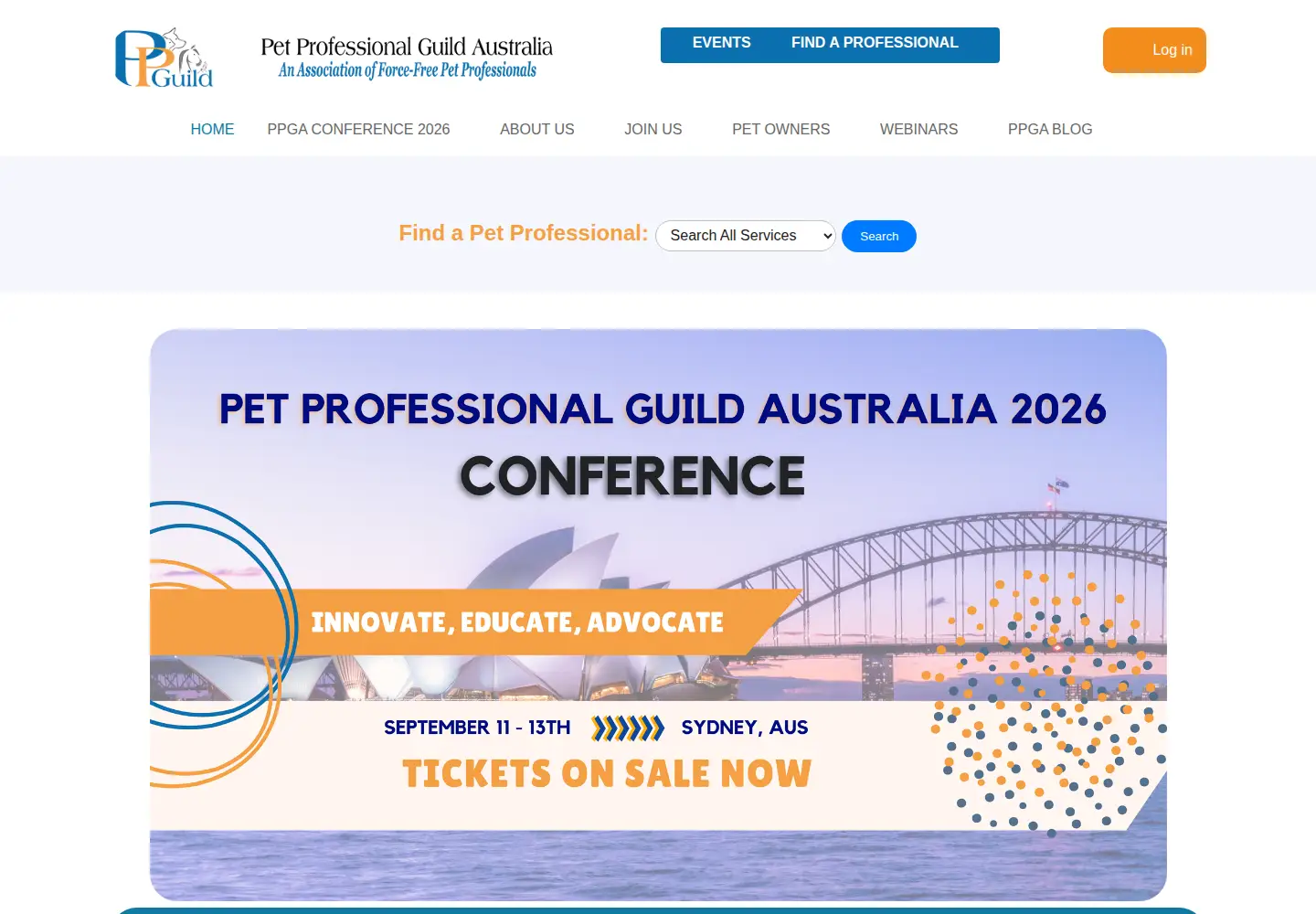 Captured homepage of ppgaustralia.net.au in the current scan
