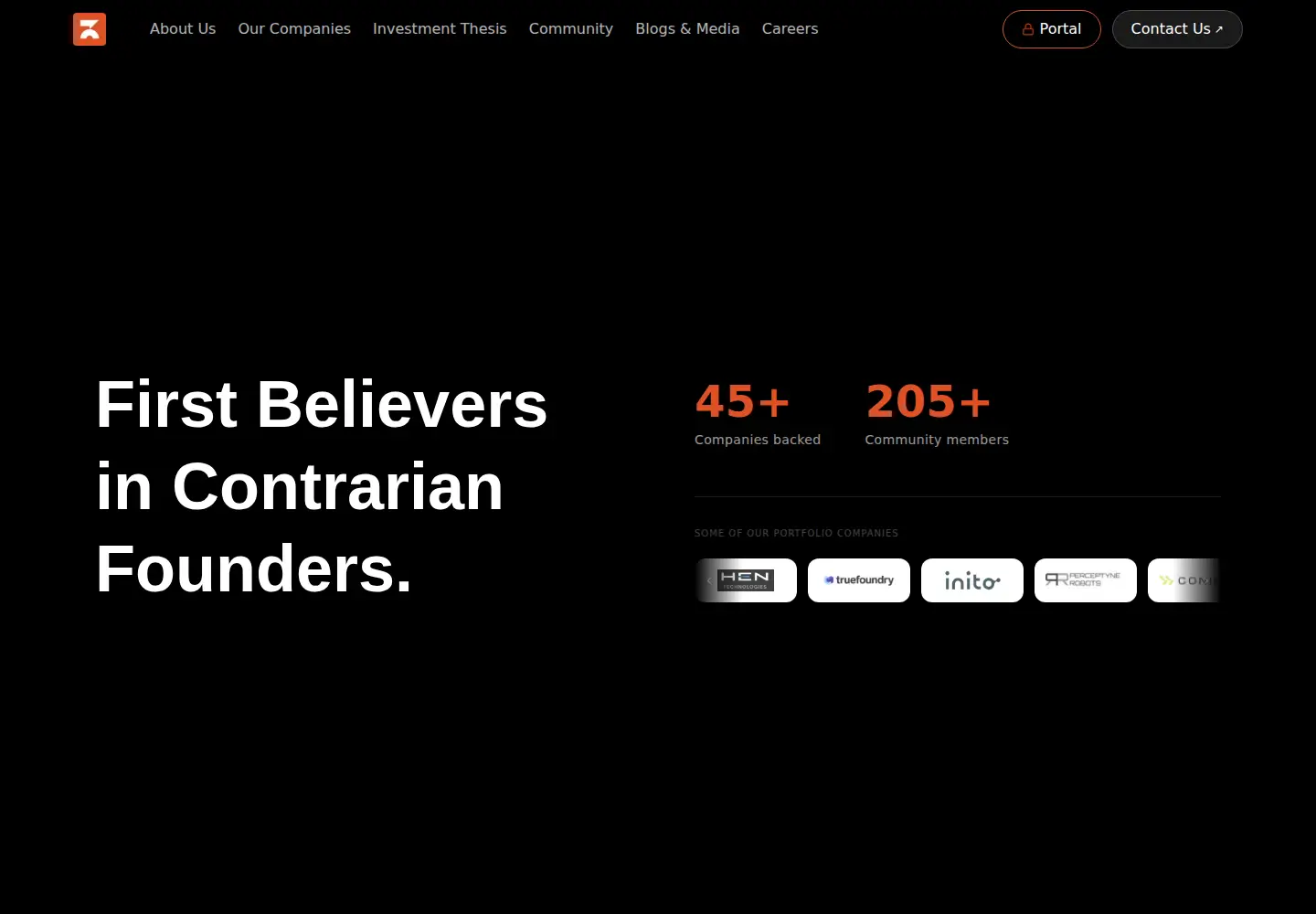 Screenshot of z21.ventures
