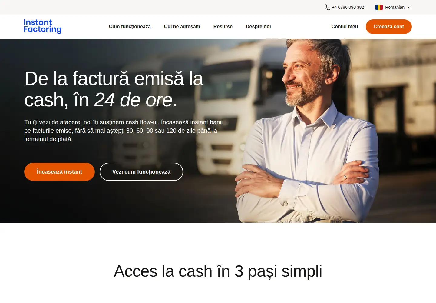 Captured homepage of instantfactoring.com in the current scan