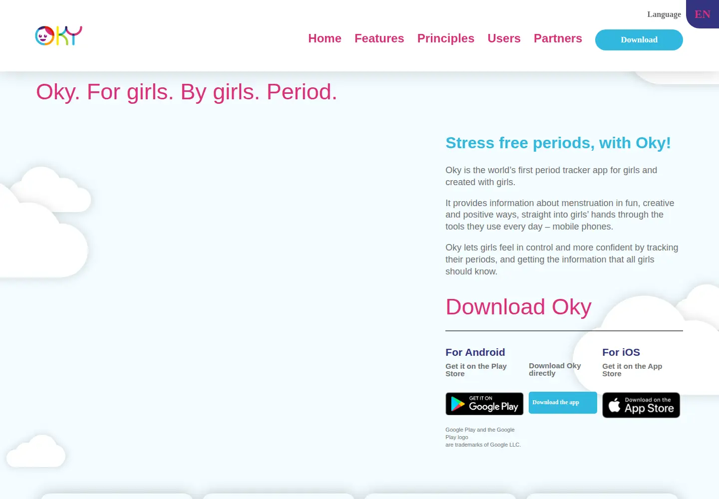 Screenshot of okyapp.info