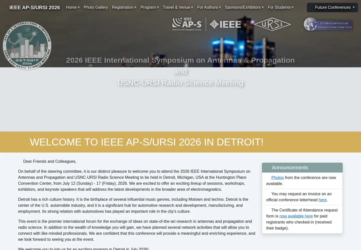 Screenshot of apsursi.org