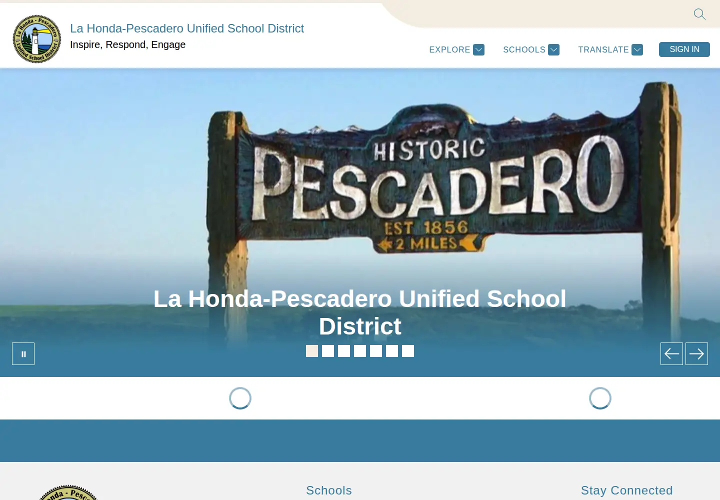Captured homepage of lhpusd.com in the current scan