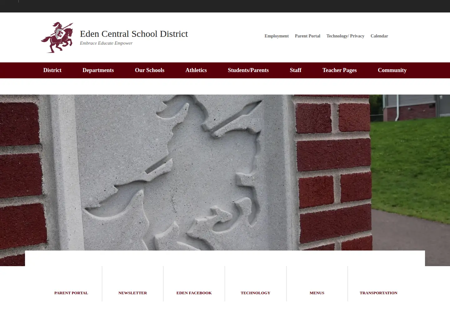 Screenshot of edencsd.org