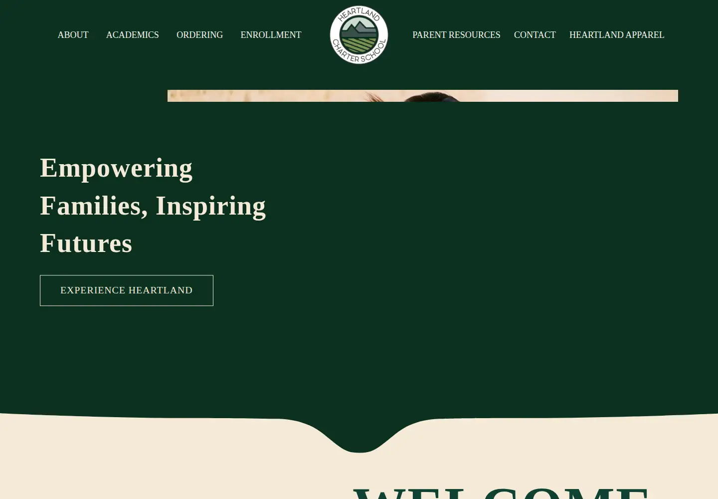 Screenshot of heartlandcharterschool.com