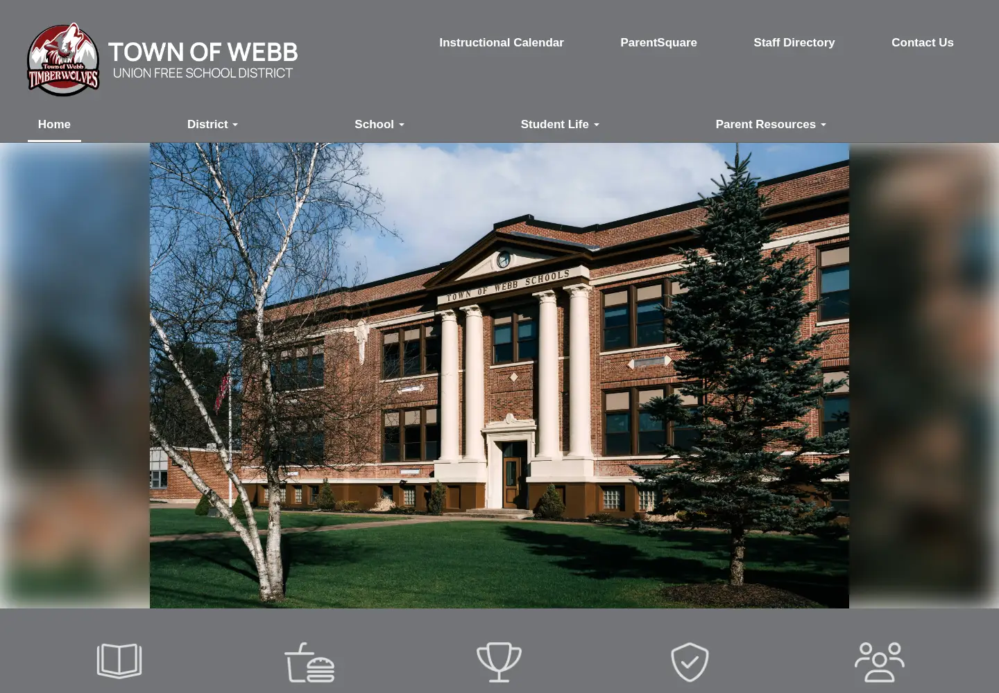 Captured homepage of towschool.org in the current scan