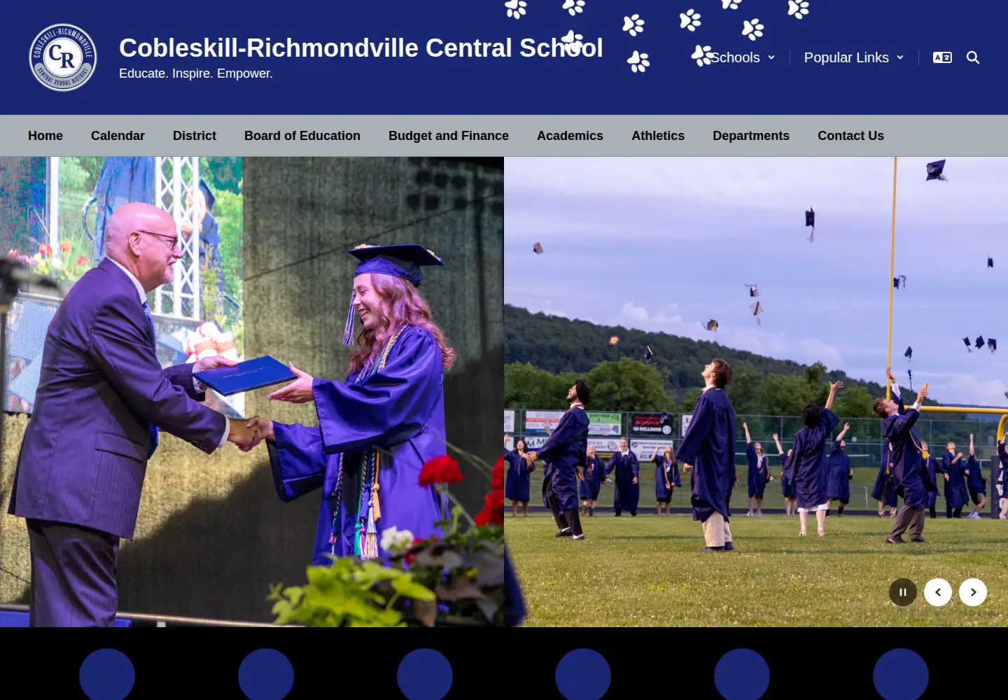 Screenshot of crcsd.org