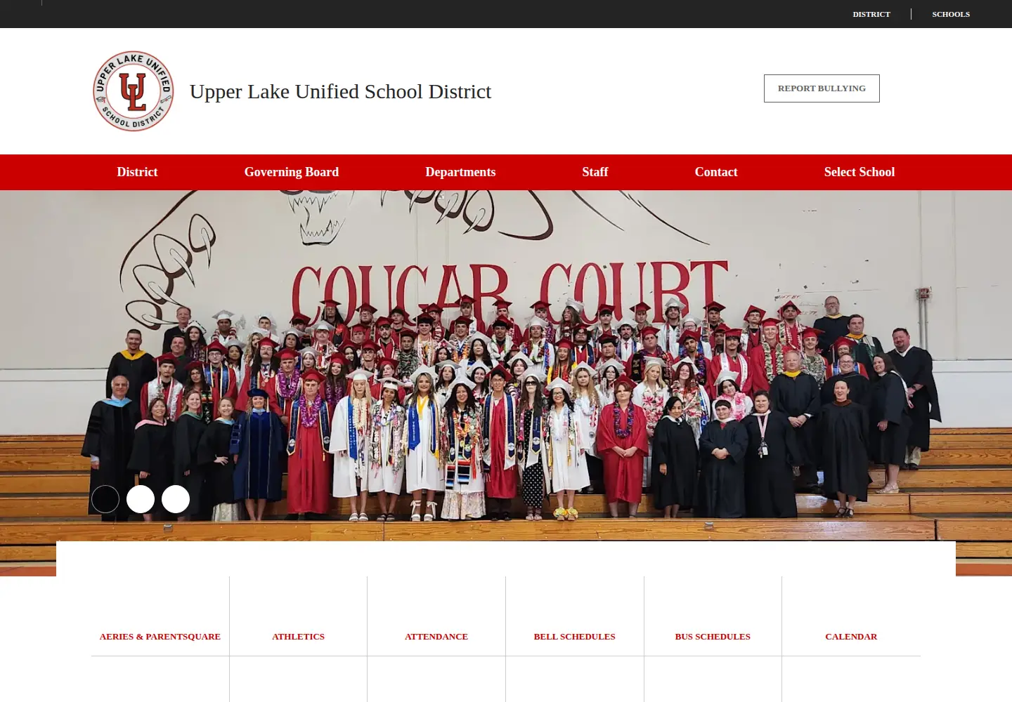 Captured homepage of ulusd.org in the current scan