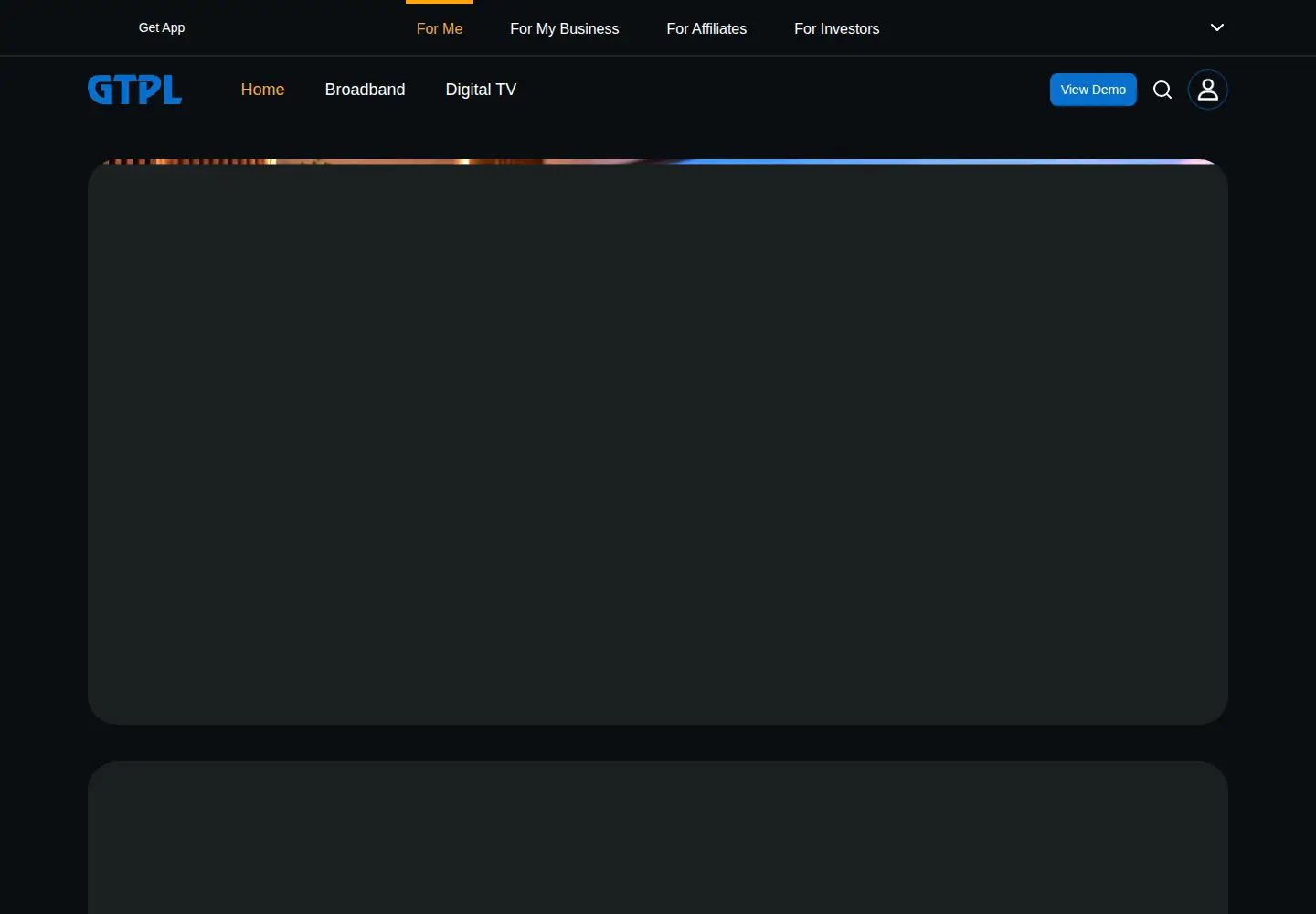 Captured homepage of gtpl.net in the current scan