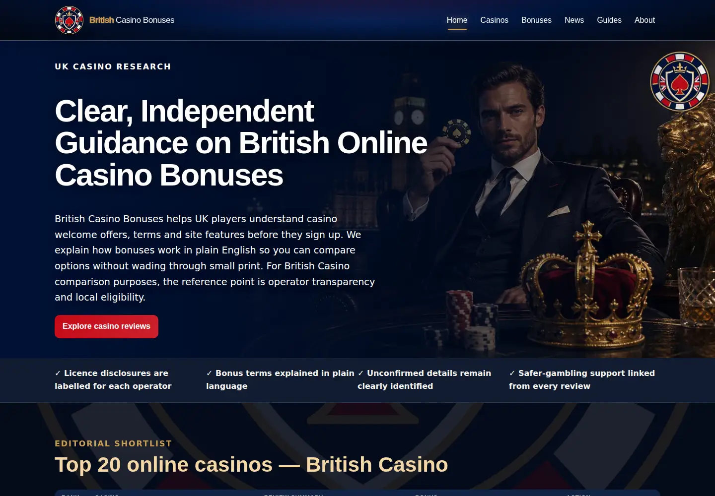 Screenshot of british-casino-bonuses.com
