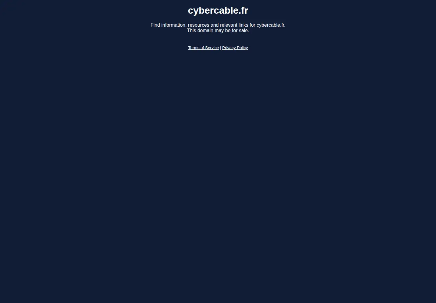 Screenshot of cybercable.fr