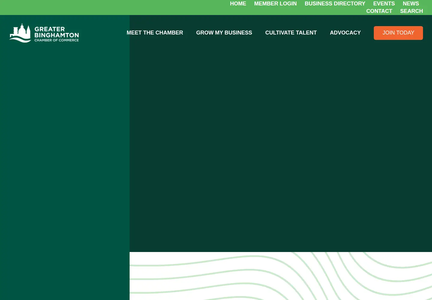 Screenshot of greaterbinghamtonchamber.com
