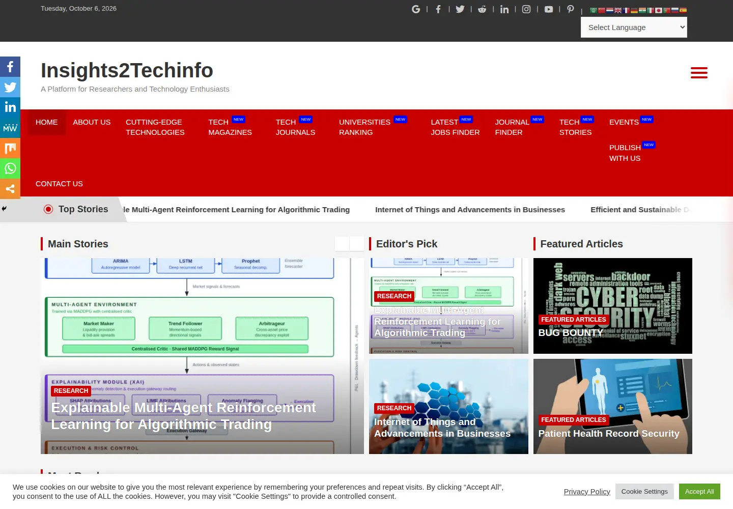 Screenshot of insights2techinfo.com