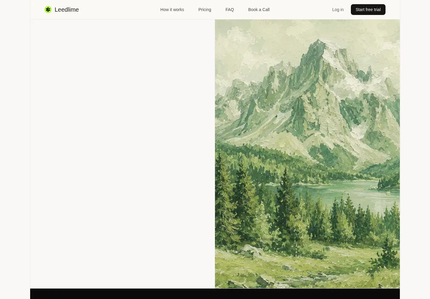 Screenshot of leedlime.com