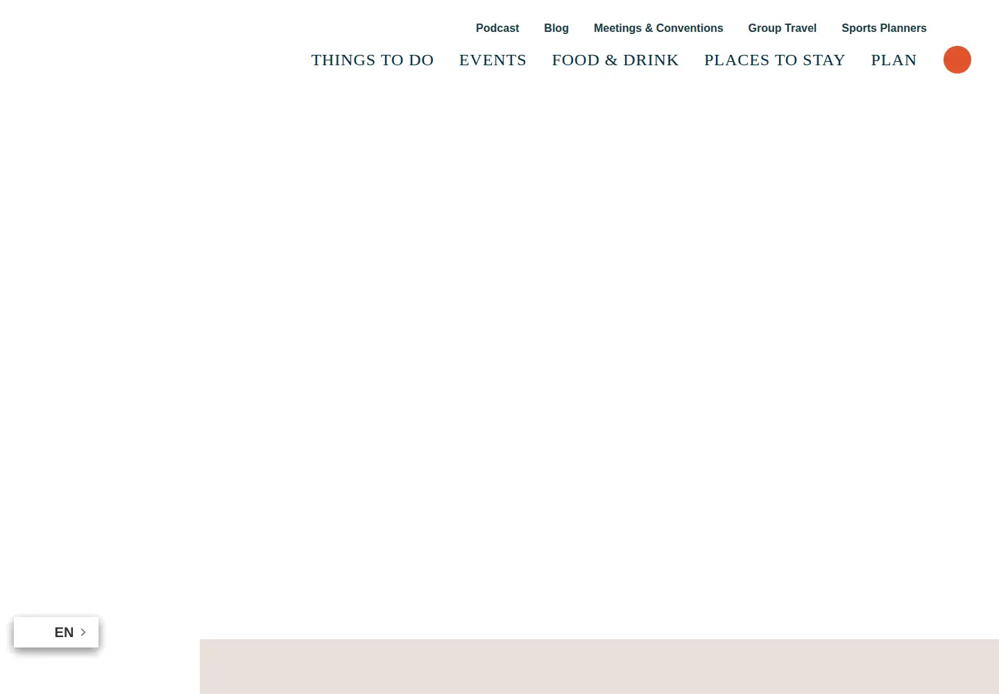 Captured homepage of discoverfortsmith.com in the current scan