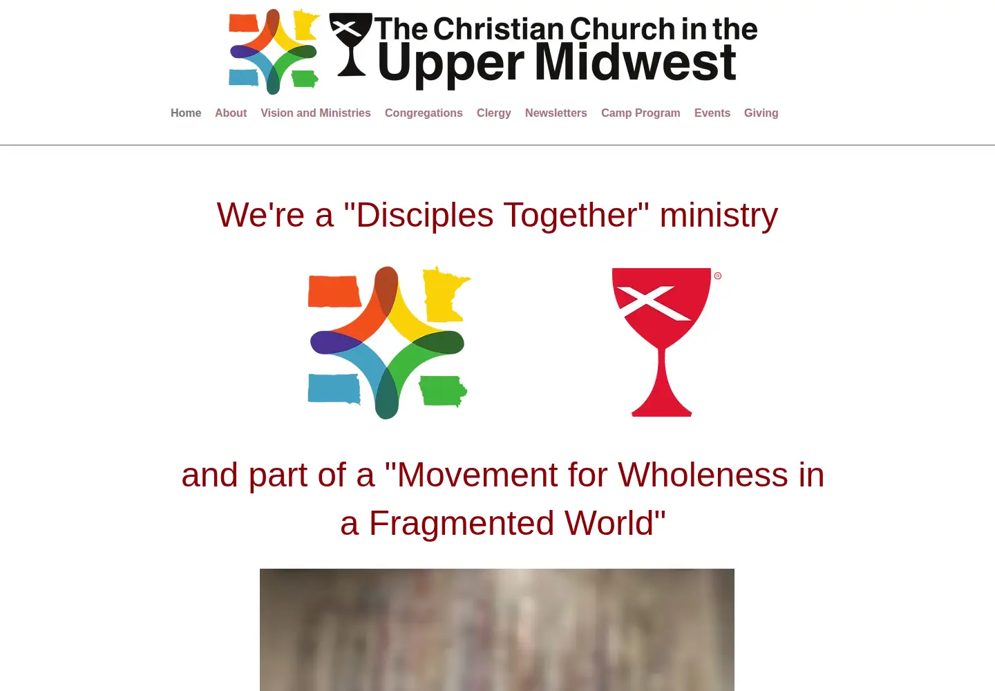 Captured homepage of uppermidwestcc.org in the current scan