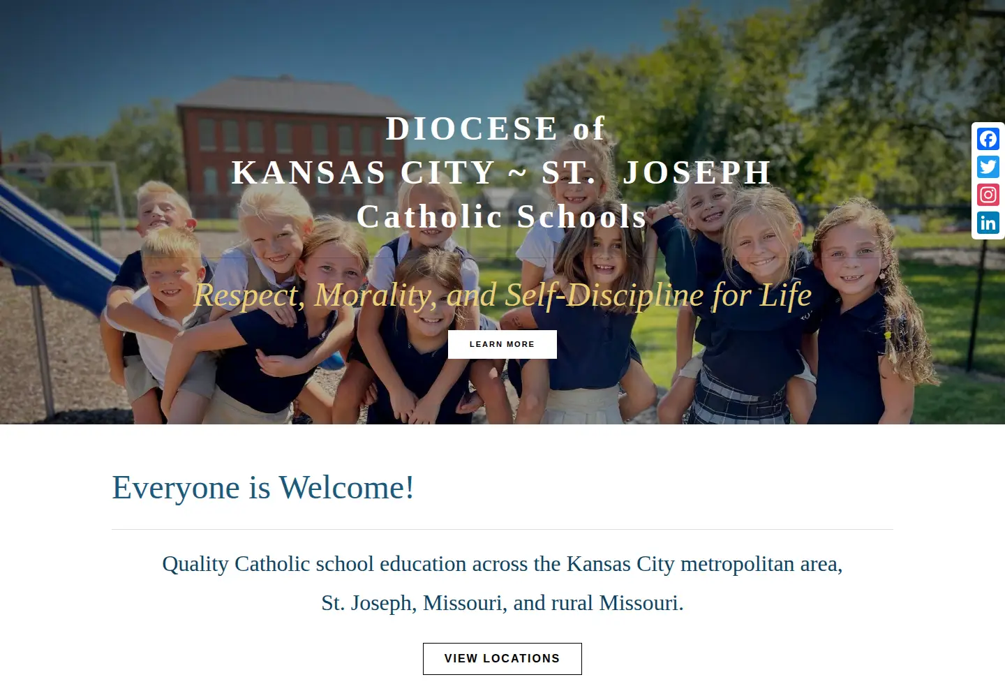Screenshot of catholicschoolsystem.net