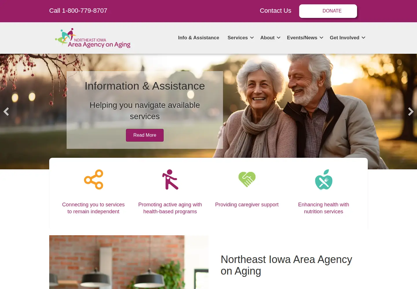 Screenshot of nei3a.org