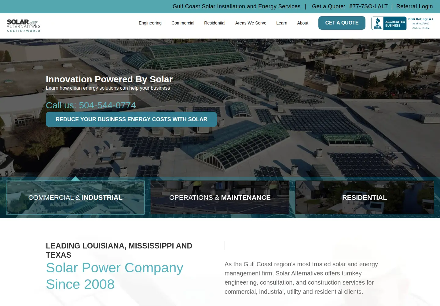 Screenshot of solalt.com