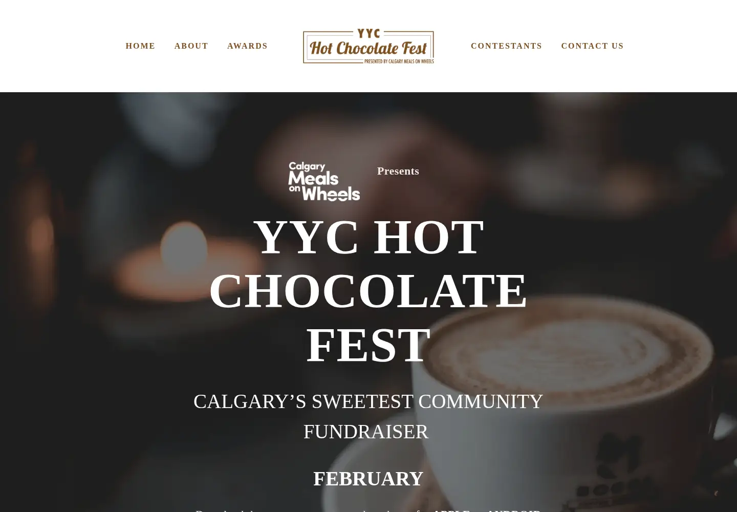 Captured homepage of yychotchocolate.com in the current scan