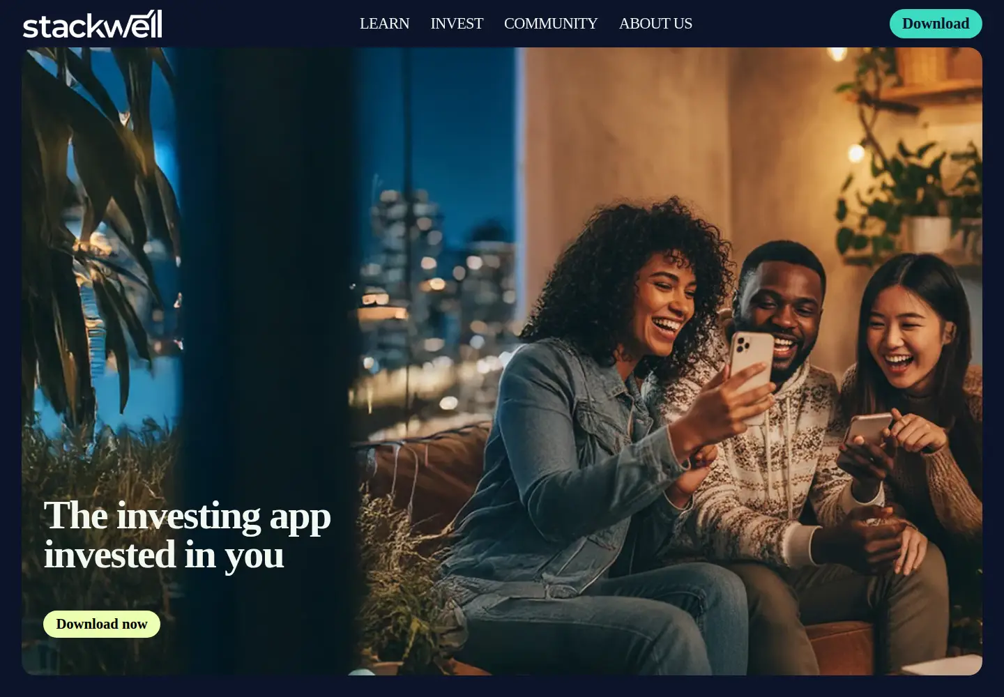 Screenshot of stackwellcapital.com
