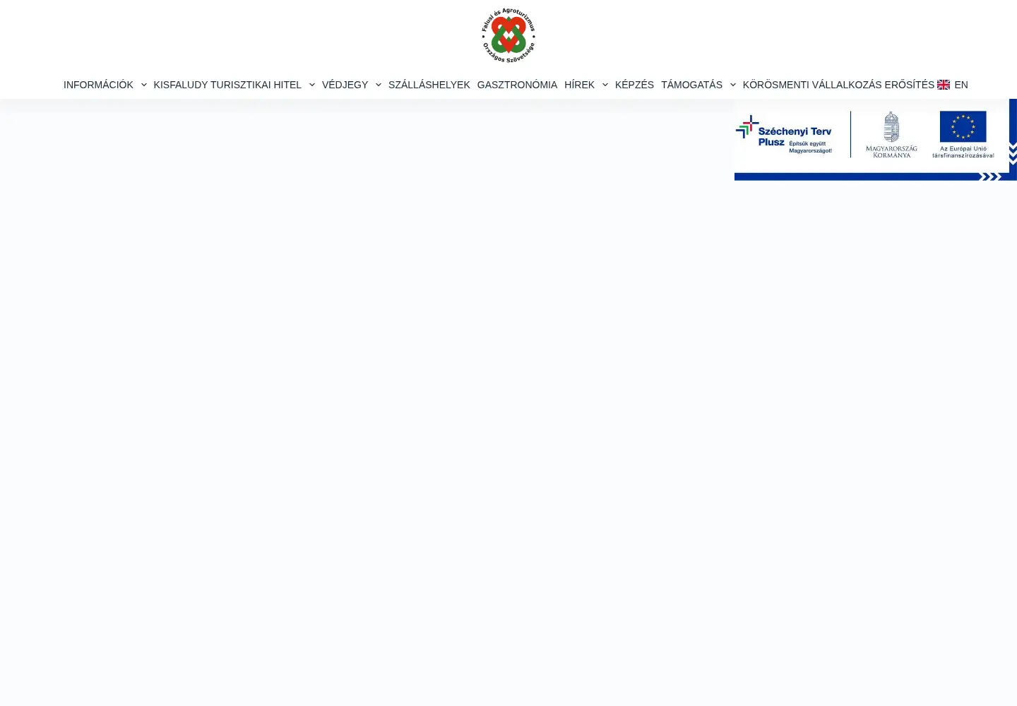 Screenshot of falusiturizmus.eu