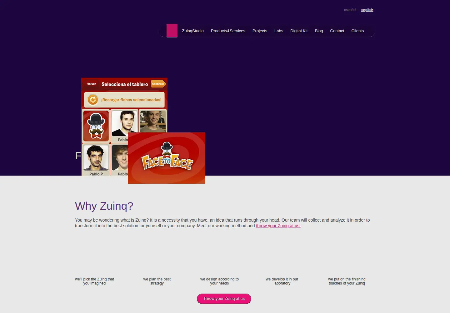 Screenshot of zuinqstudio.com