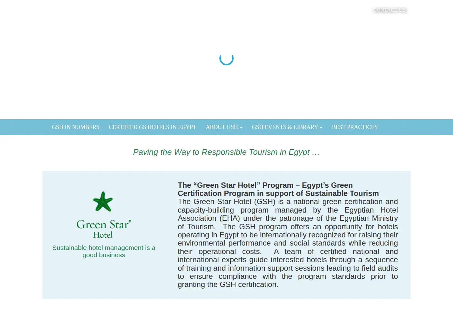 Screenshot of greenstarhotel.org