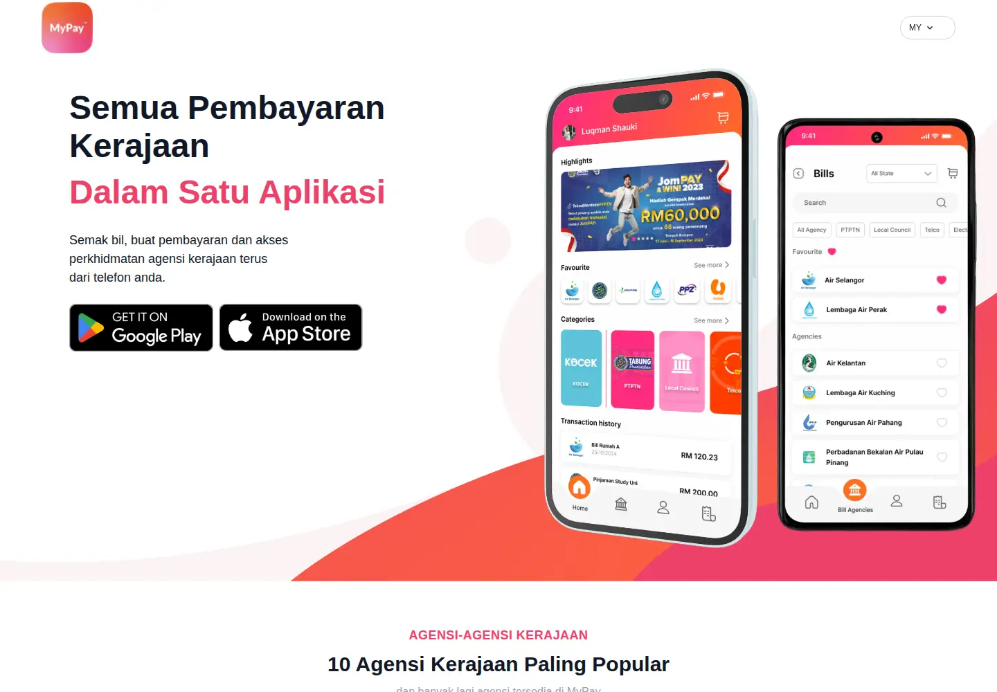 Screenshot of mypay.com.my