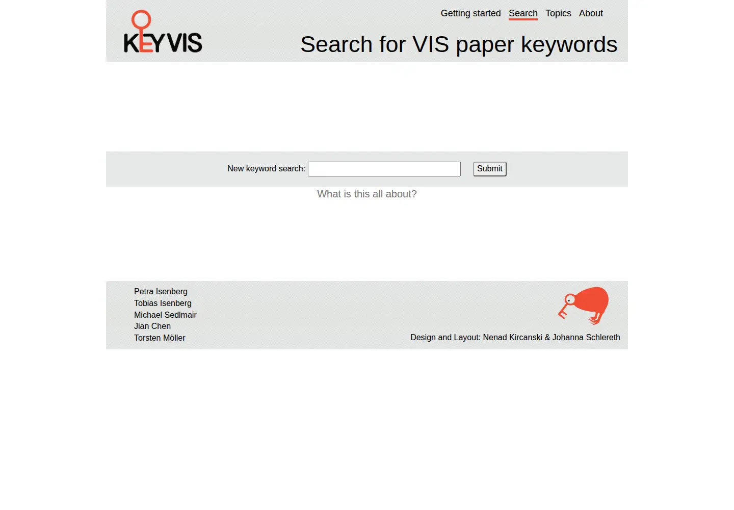 Screenshot of keyvis.org