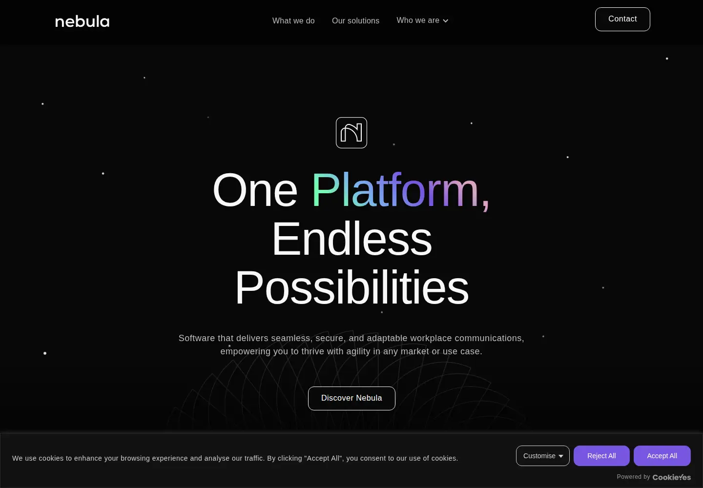 Screenshot of nebulacloud.com