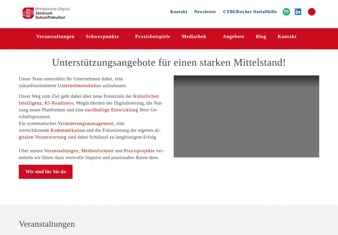 Screenshot of digitalzentrum-zukunftskultur.de