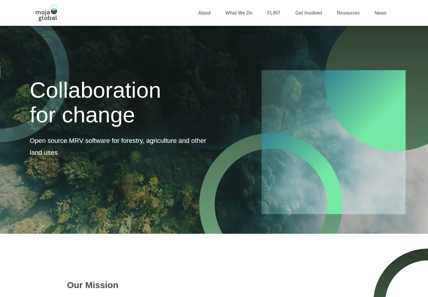 Screenshot of moja.global