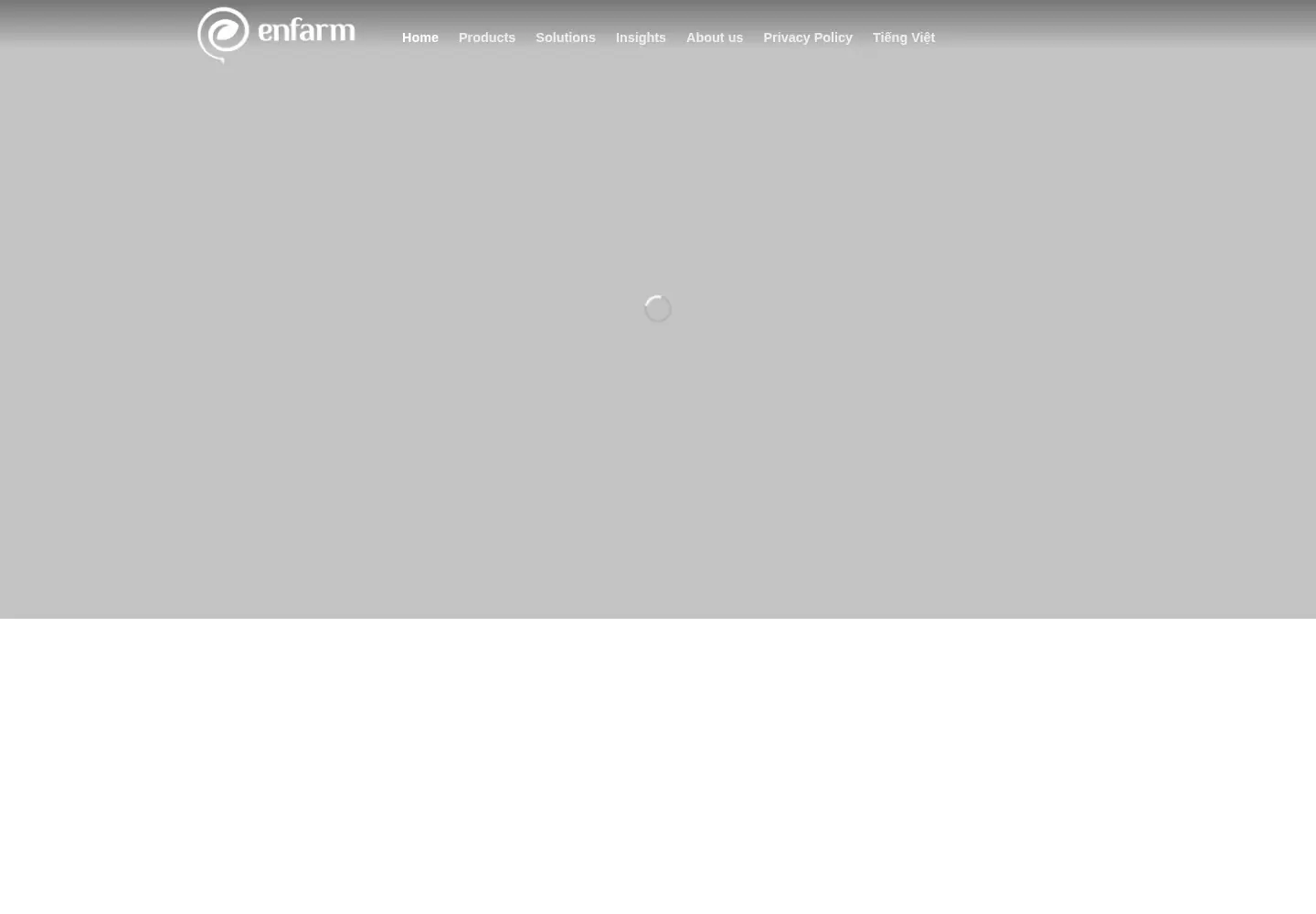 Captured homepage of enfarm.com in the current scan
