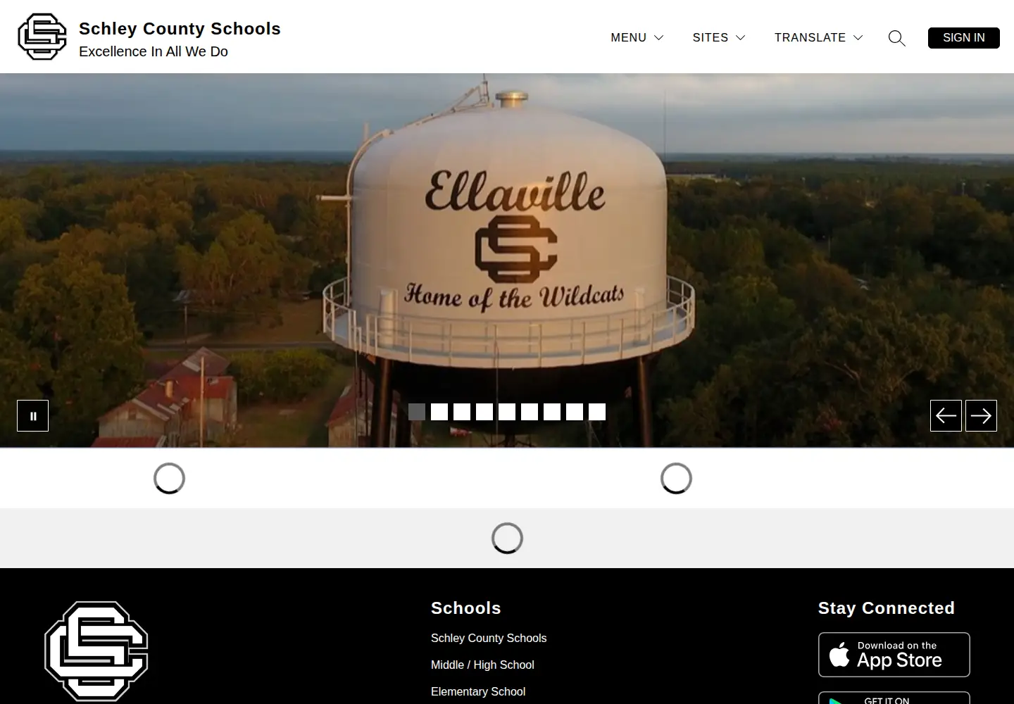 Screenshot of schleyk12.org
