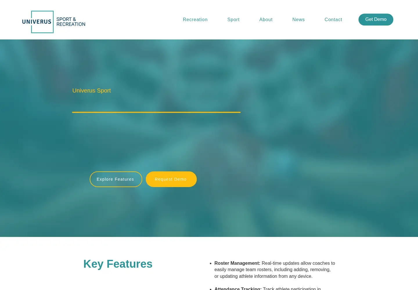 Screenshot of athletesystems.ca