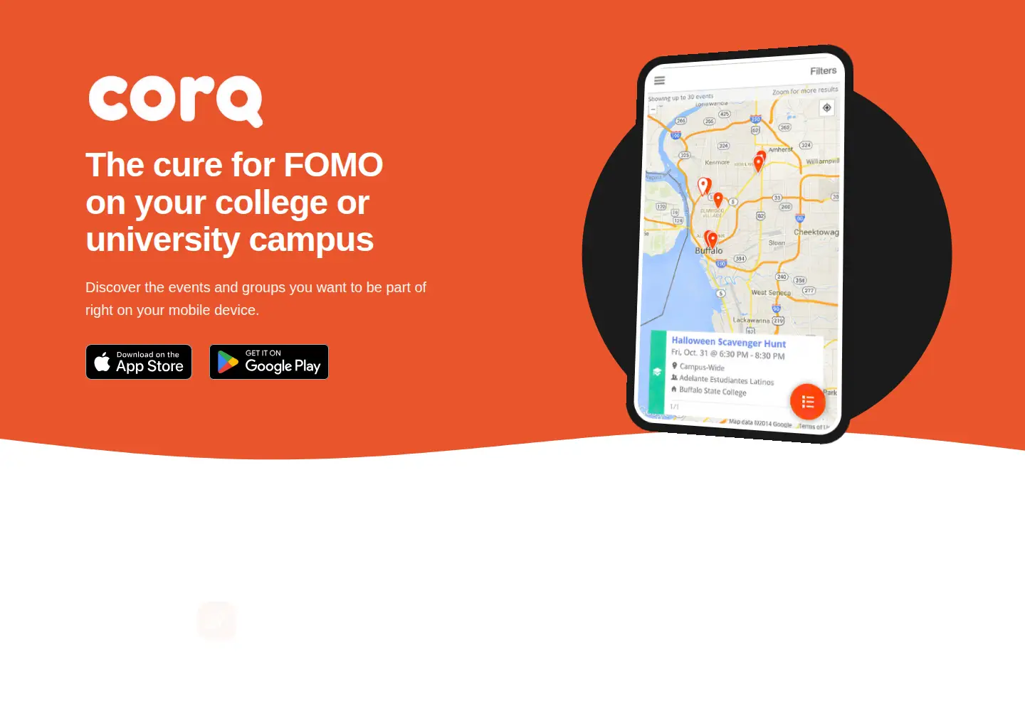 Screenshot of corqapp.com