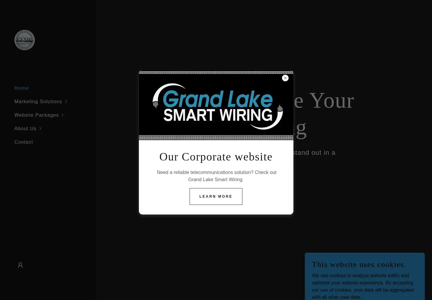 Screenshot of glswmarketing.com