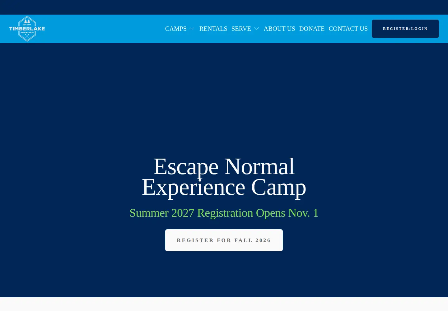 Screenshot of timberlake.org