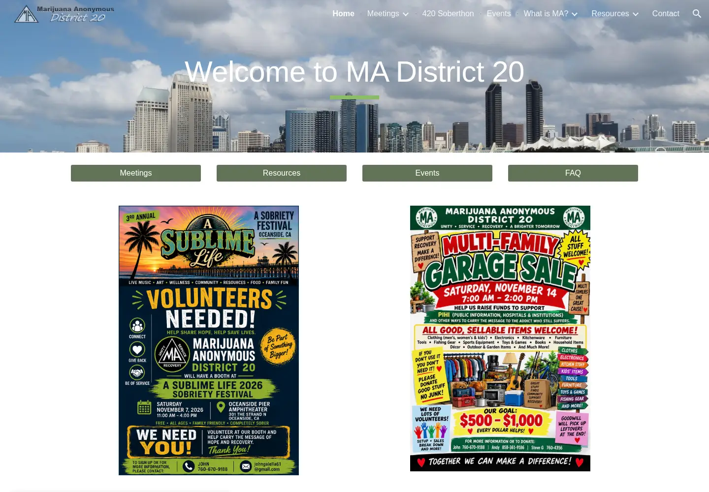 Screenshot of ma-sandiego.org