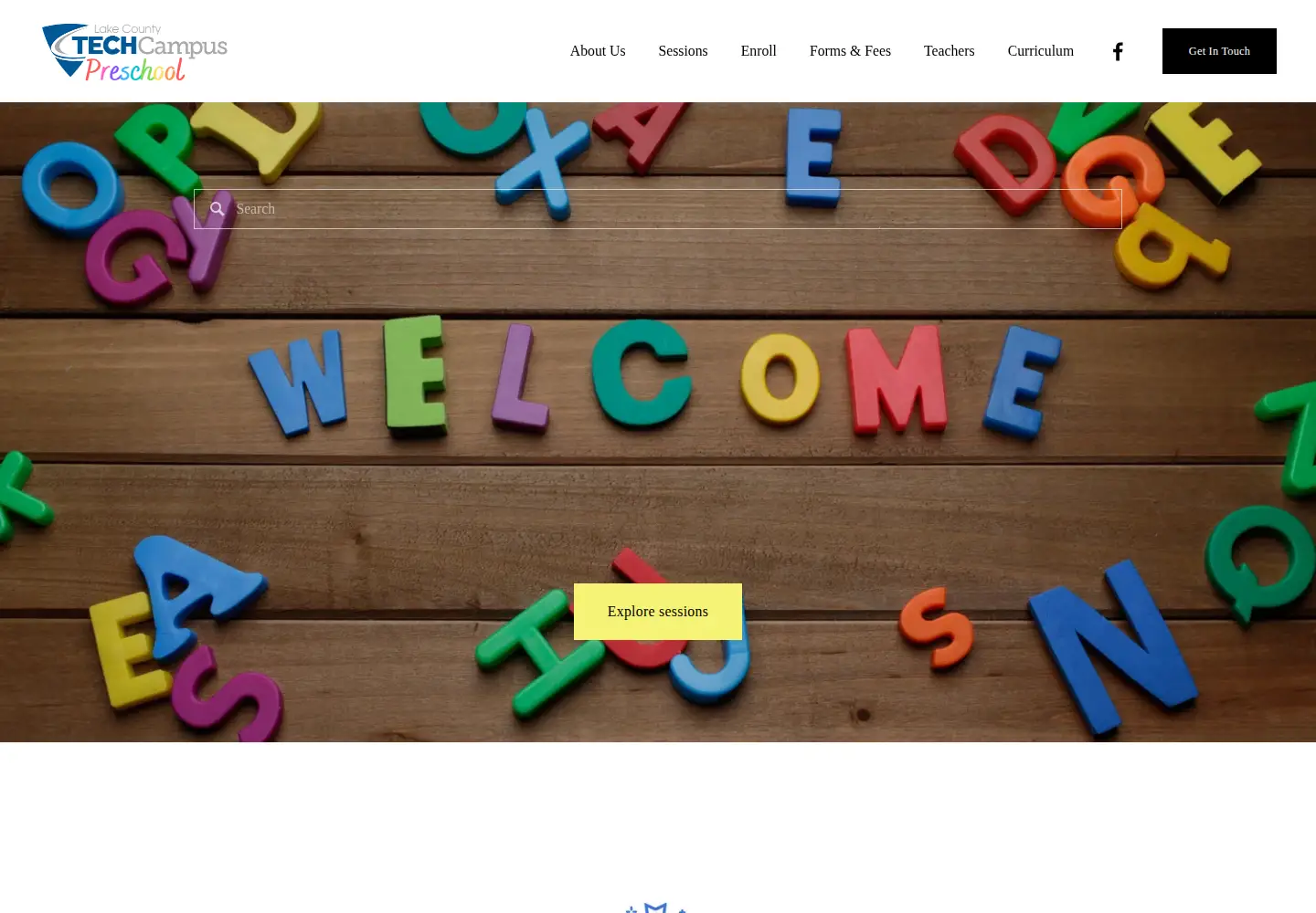 Screenshot of techcampuspreschool.org