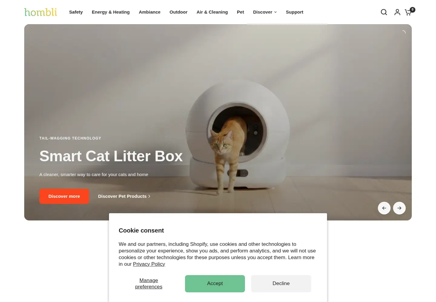 Screenshot of hombli.com