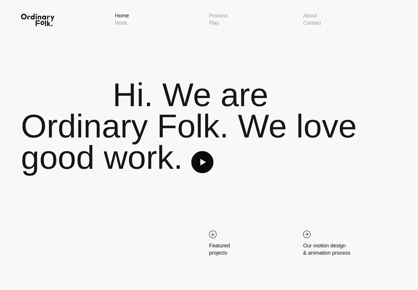 Captured homepage of ordinaryfolk.co in the current scan